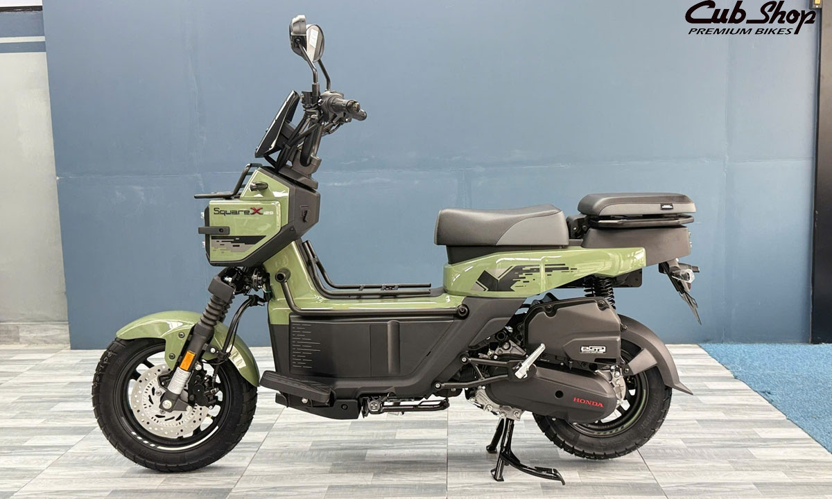 Honda Square X125 Màu Xanh Quân Đội